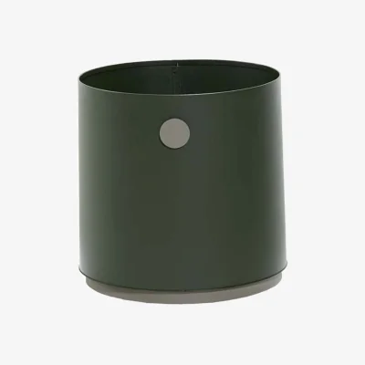 Barker and Stonehouse Cane Line Grow Small Planter, Green | Barker & Stonehouse