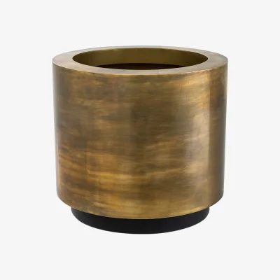 Barker and Stonehouse Eichholtz Jasper Planter S Vintage Brass Finish, Gold | Barker & Stonehouse