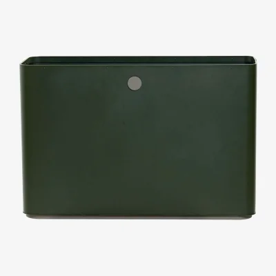 Barker and Stonehouse Cane Line Grow Rectangle Planter, Green | Barker & Stonehouse