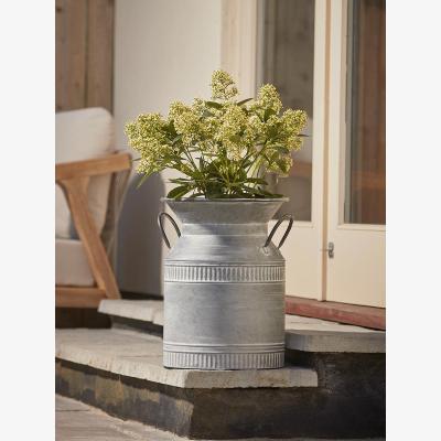 Cox and Cox Antique Zinc Milk Churn