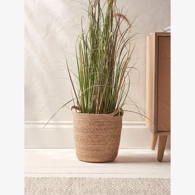 Cox and Cox Natural Woven Planter