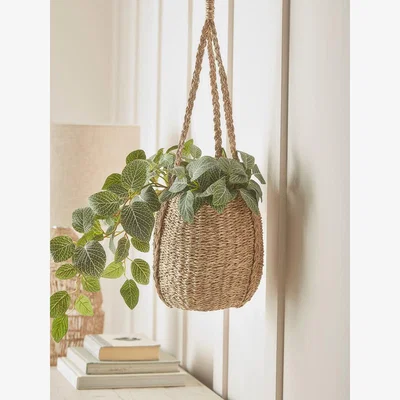 Cox and Cox Seagrass Hanging Planter