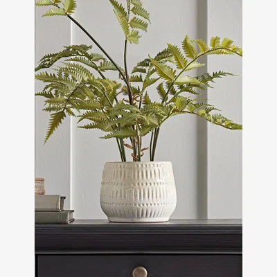 Cox and Cox Two Tone Etched Planter