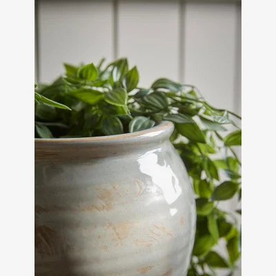 Cox and Cox Ansouis Indoor Planter - Soft Grey