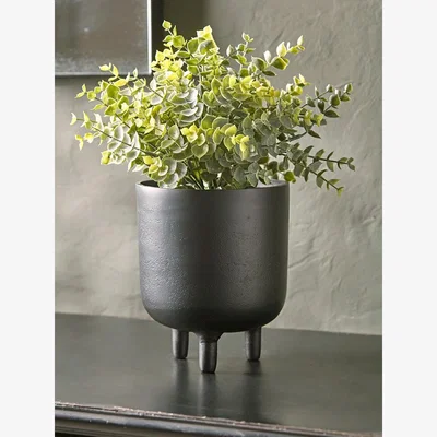 Cox and Cox Black Standing Planter