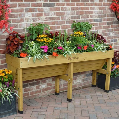 Cuckooland VegTrug Medium Wall Hugger Planter - Natural