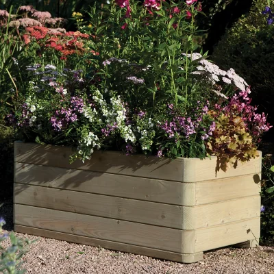 Cuckooland Rowlinson Marberry Wooden Planter - Square