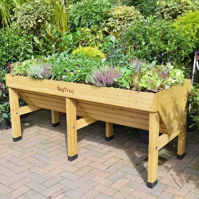Cuckooland VegTrug Medium Classic Planter - Grey Wash