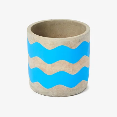 The Conran Shop Exclusive Small Waves Pot in Blue