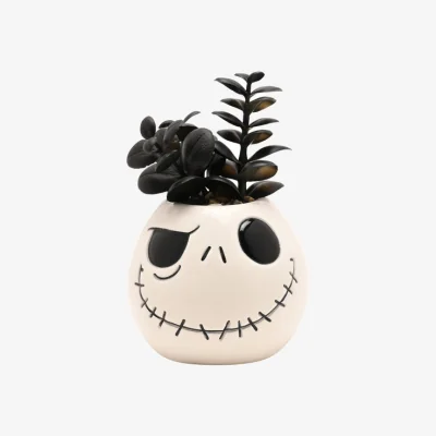 Dunelm Disney Nightmare Before Christmas Jack Skellington Planter with Faux Plant