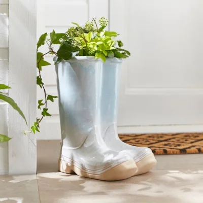 Dunelm Wellie Boot Plant Pot
