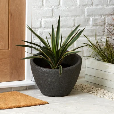 Dunelm Modena Grey Planter Grey