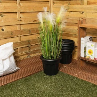Dunelm Vista Pack of 6 Round Plant Pots