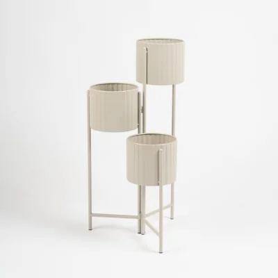 Dunelm Set of 3 Plant Pots on a Stand