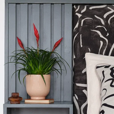 Dunelm Ribbed Ceramic Plant Pot