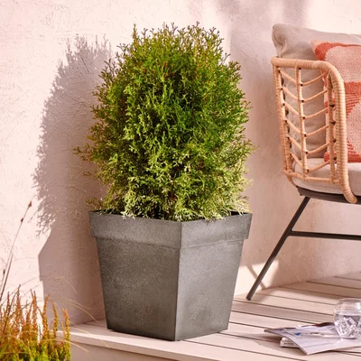 Dunelm Recycled Symphony Planter 33cm Grey