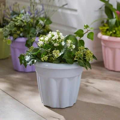 Dunelm Vista Round Plant Pot