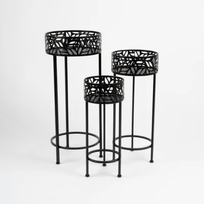 Dunelm Set 3 Plant Pots on Stands