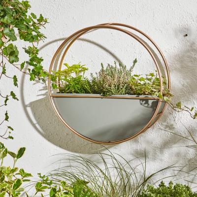 Dunelm Round Wall Planter MultiColoured