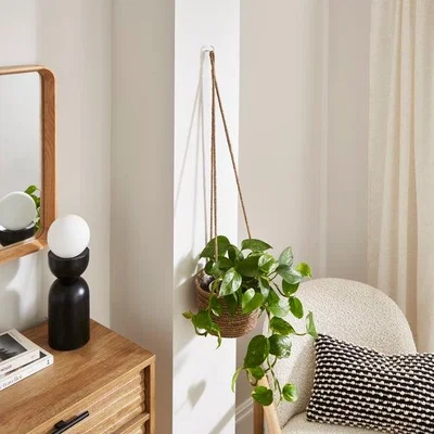 Dunelm Seagrass Hanging Plant Pot