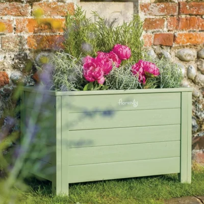 Dunelm Florenity Verdi Rectangular Planter Beige
