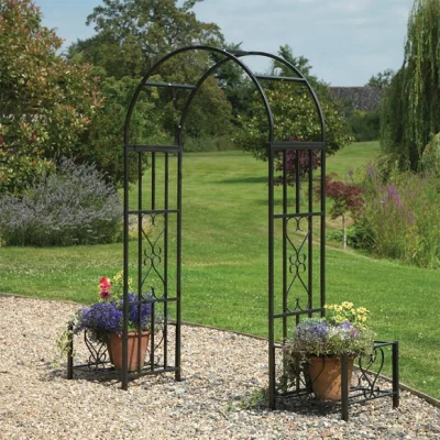 Dunelm Huntingdon Ornamental Arch and Planters