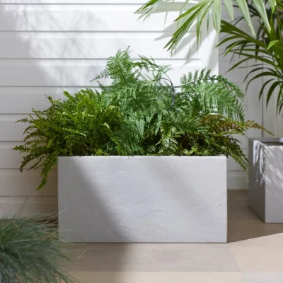 Dunelm Riven Trough Plant Pot