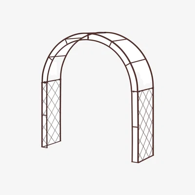 Dunelm VegTrug Climbing Arch Brown