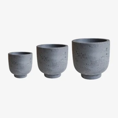 Dunelm Ivyline Set of 3 Outdoor Seattle Planters Slate