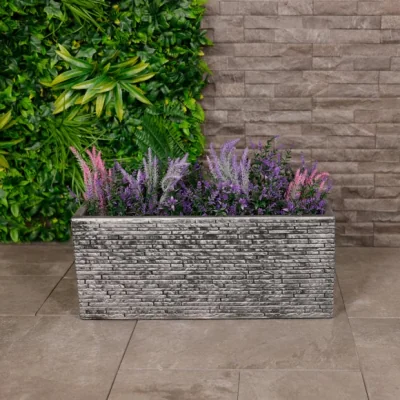 Dunelm Charles Bentley Trough Slate Plant Pot