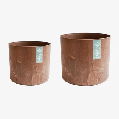 Dunelm Set of 2 Celine Recycled Plant Pots