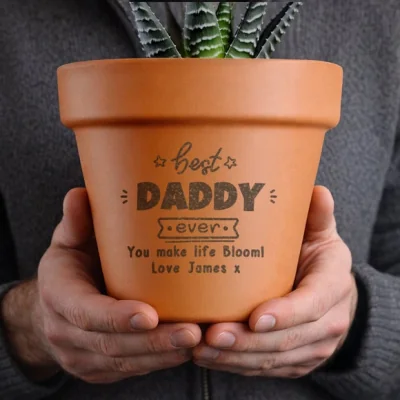 Dunelm Personalised Best Ever Terracotta Plant Pot