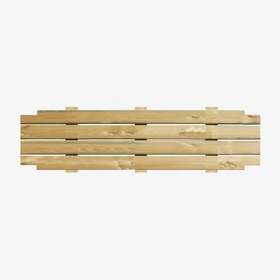 Dunelm Base For Narrow Sleeper Raised Bed or Aquatic Planter Natural
