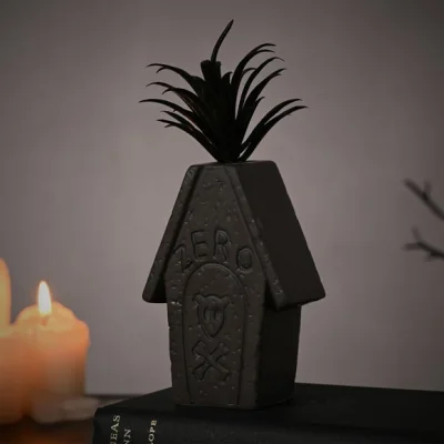 Dunelm Disney Nightmare Before Christmas Zero Coffin Planter with Faux Plant