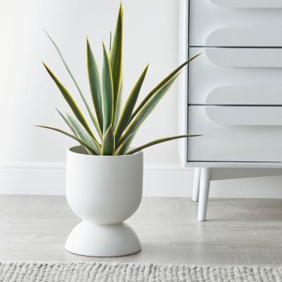 Dunelm Ceramic Planter White 30cm White