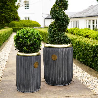 Dunelm Kew Antique Lead Richmond Planter Grey