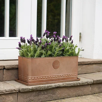 Dunelm Kew Aged Regency Outdoor Trough Copper