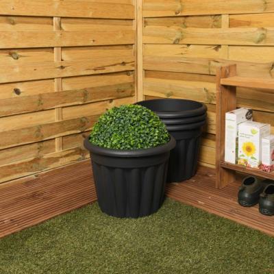 Dunelm Vista Pack of 4 Round Plant Pots
