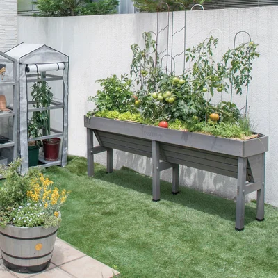 Dunelm VegTrug Medium Wall Hugger Grey