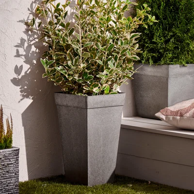 Dunelm Recycled Symphony Planter 50cm Grey