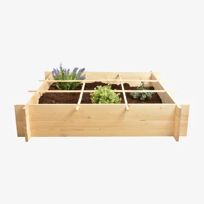 Furniture123 Fallen Fruits Square Wooden Herb Garden