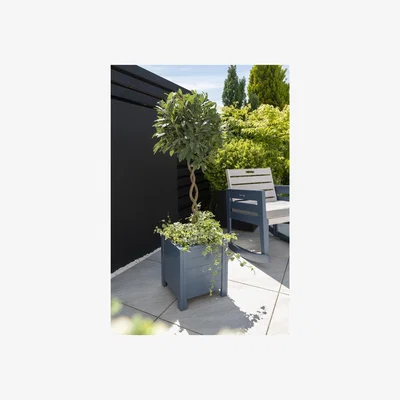 Furniture123 Galaxy Deep Blue Square Planter