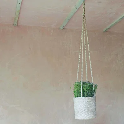 Graham & Green Jute Hanging Pot Holder