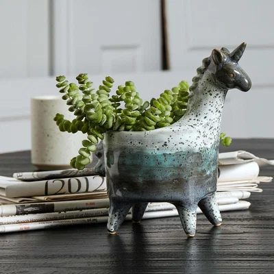 Graham & Green Leo Unicorn Planter