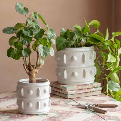 Graham & Green Graham and Green White Rustic Planter Small