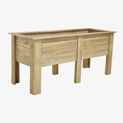 Habitat Forest 1.8m Deep Root Wooden Planter