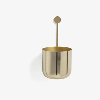 Habitat Habitat Metal Space Saving Wall Planter - Gold