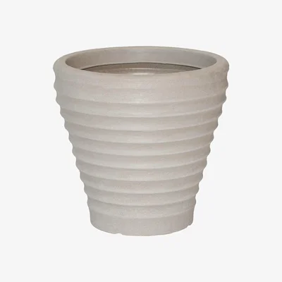 Habitat Strata 43cm Moroccan Planters Stone - Set of 2