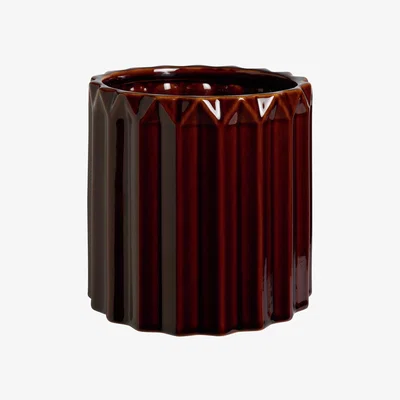 Habitat Habitat 20cm Glass Faceted Ceramic Planter