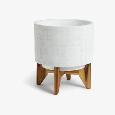 Habitat Habitat Faux Planter on Legs - White